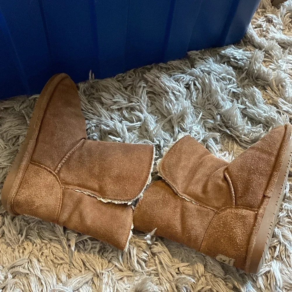 BearPaw winter side toggle boots youth 3